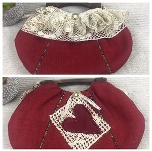 1154 Lill Studio Boutique Handbag - Lace Wood